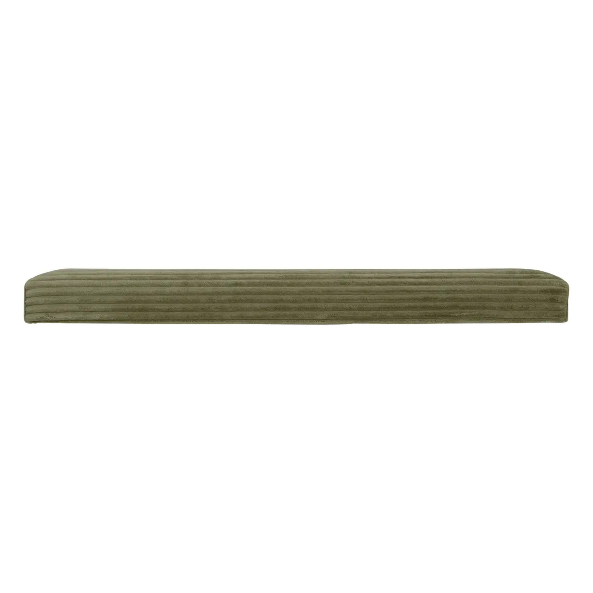 Pouf pliant Arum vert Kaki 76x38cm