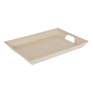Plateau Solene 46x34cm beige
