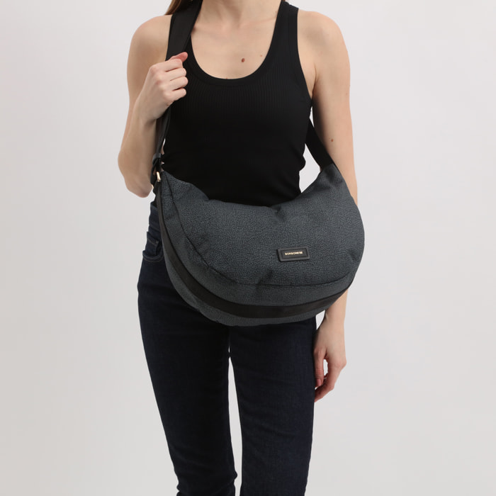 Borsa a tracolla "Luna" Flexos Soft - grigio scuro