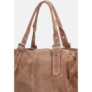Borsa a mano da donna Made in Italy - Modello Celeste Plus - 100% pelle - 20.0 x 28.5 x 41.0 cm