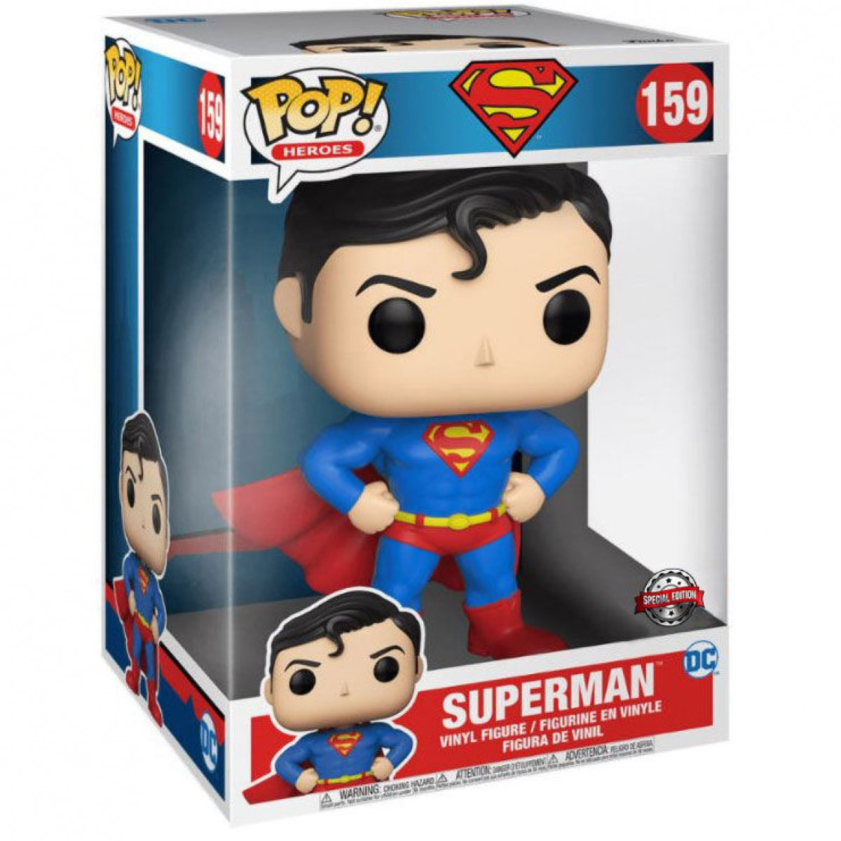 Superman Funko Pop Figura Dc Comics Esclusiva 25cm