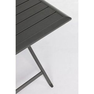 Tavolo ELIN pieghevole antracite 70x70 cm