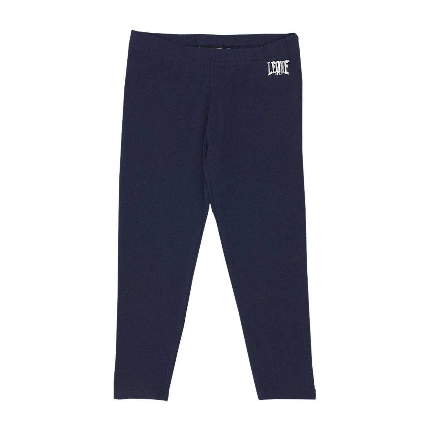 Leggings da bambina in cotone Leone Foil