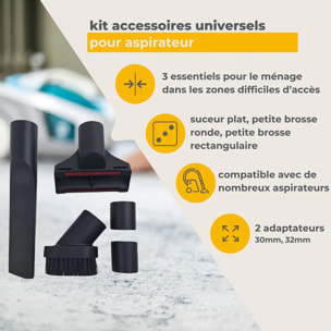 Kit 3 accessoires aspirateur TopFilter Premium