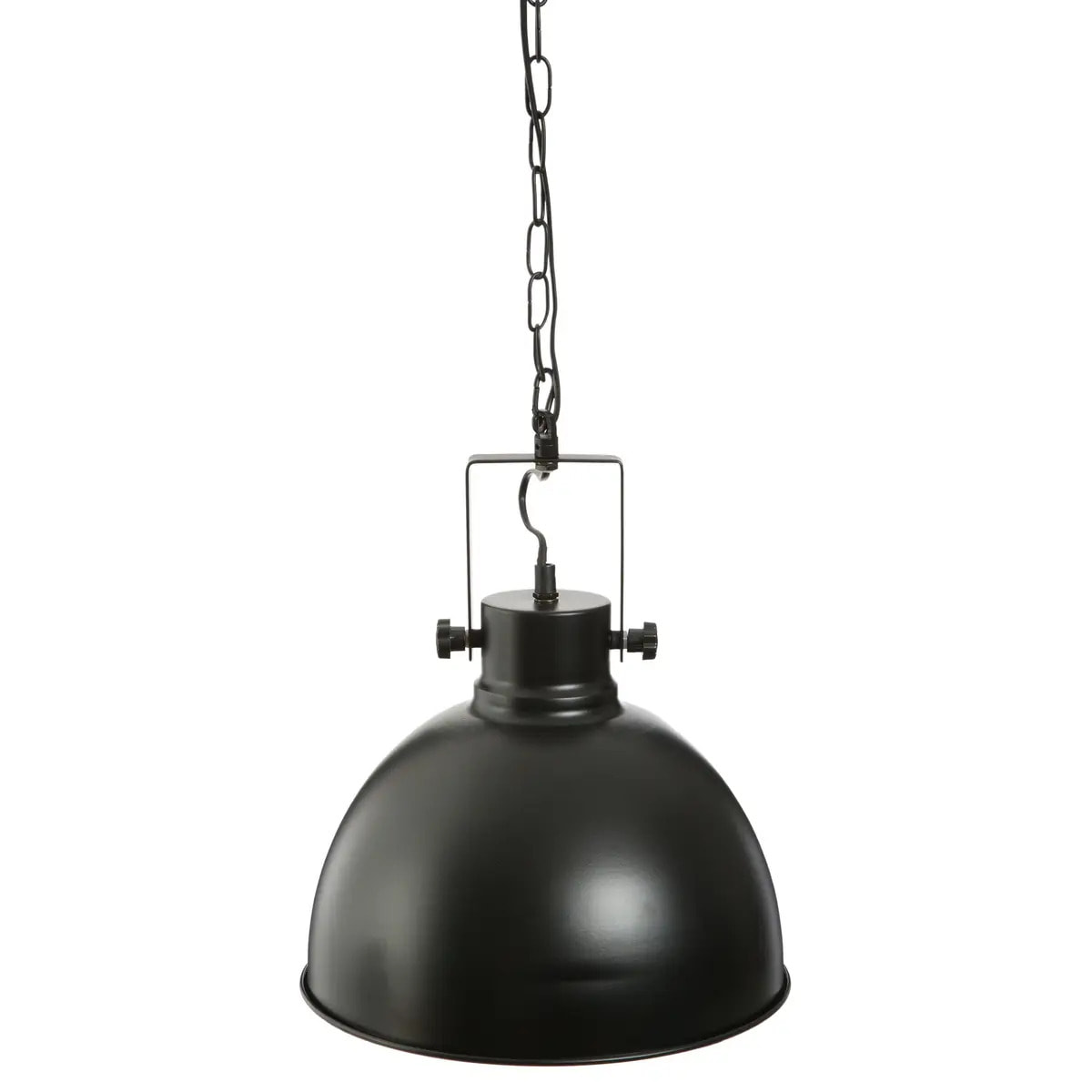 Suspension "Basalt" métal noir D30cm