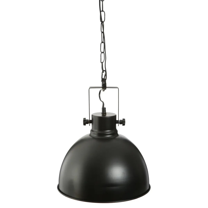 Suspension "Basalt" métal noir D30cm