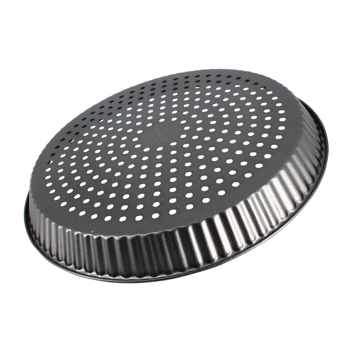 Moule à tarte perforé en acier carbone 30cm AMANDINE
