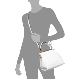 Arienzo bolso de mano mujer. Piel auténtica Dollaro.