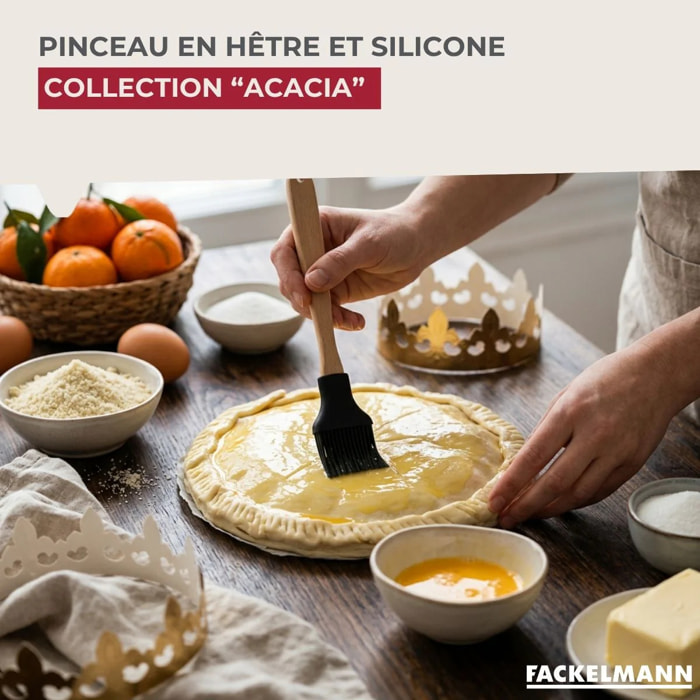 Pinceau de cuisine silicone 29 cm Fackelmann Acacia