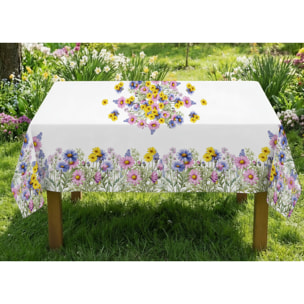 Tovaglia Copritavolo Cucina In Stampa Digitale Disegno Aiuola GI