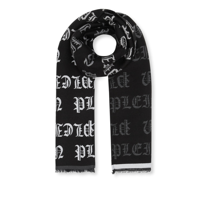 PHILIPP PLEIN Long Scarf GOTHIC PLEIN