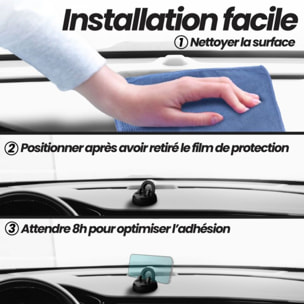 Support smartphone TNB Universel pour tableau de bord - noir