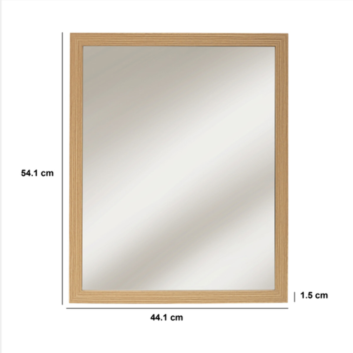 Miroir rectangulaire à suspendre Tasso