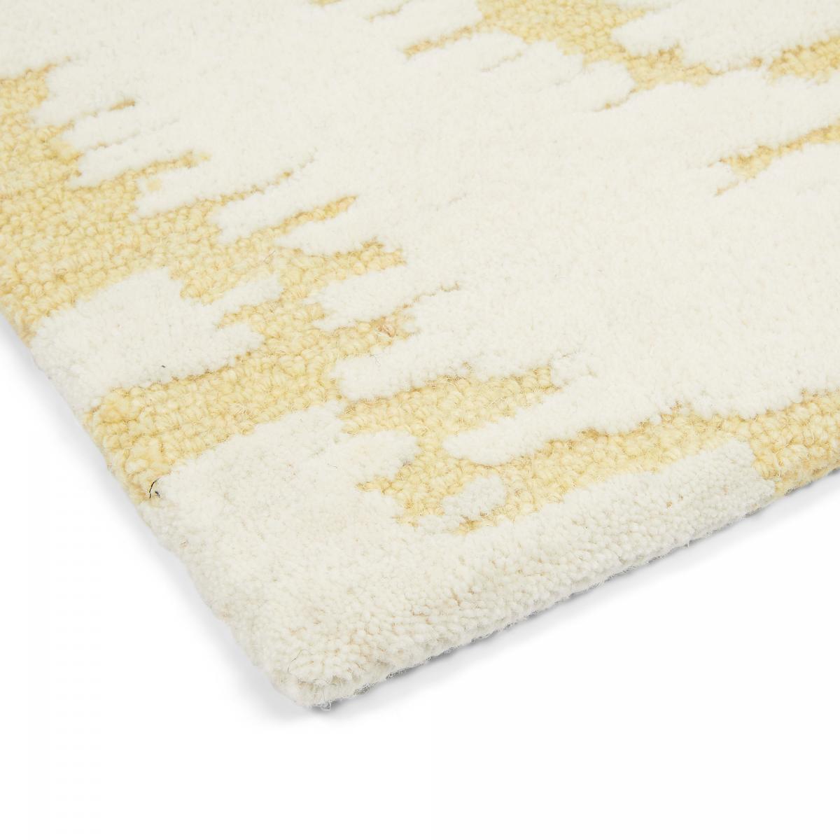 Tapis salon et chambre fait à la main en laine motif abstrait
