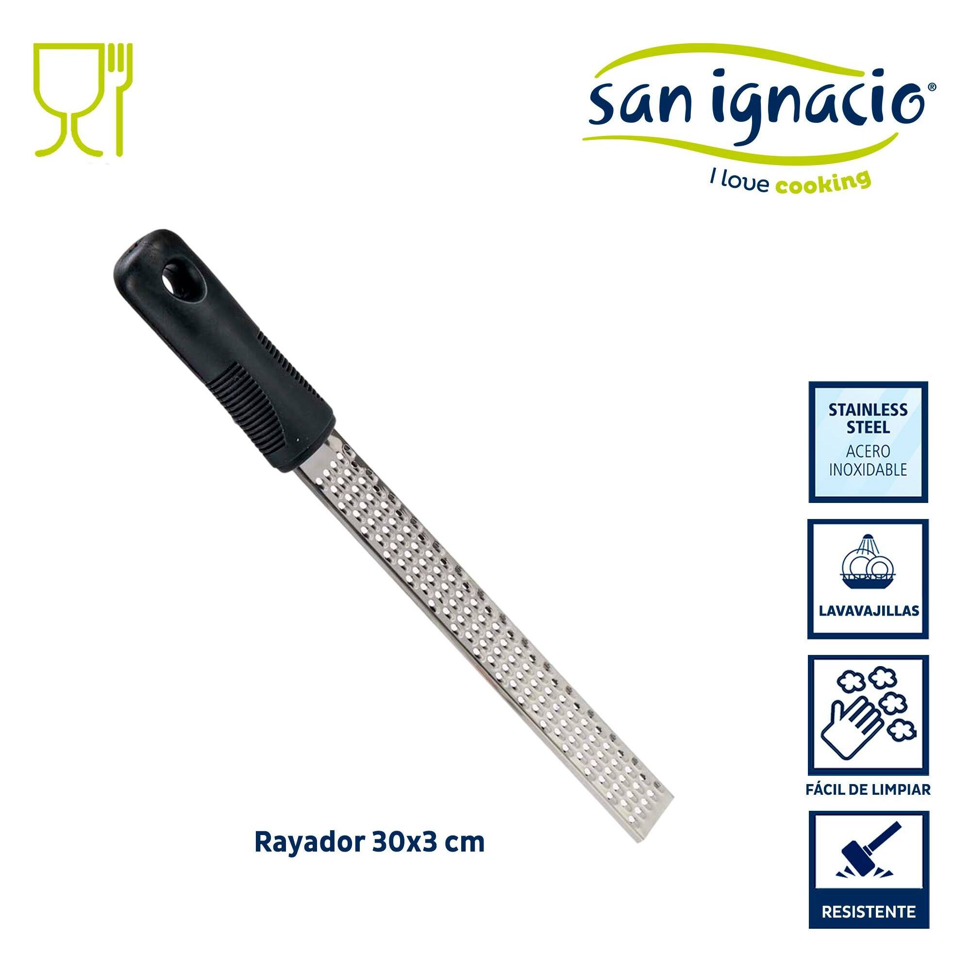 Rallador alargado mango negro colección kinvara