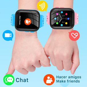 Smartwatch T16 4G localizador GPS,Wifi y LBS. Videollamada, micro chat, botón SOS.