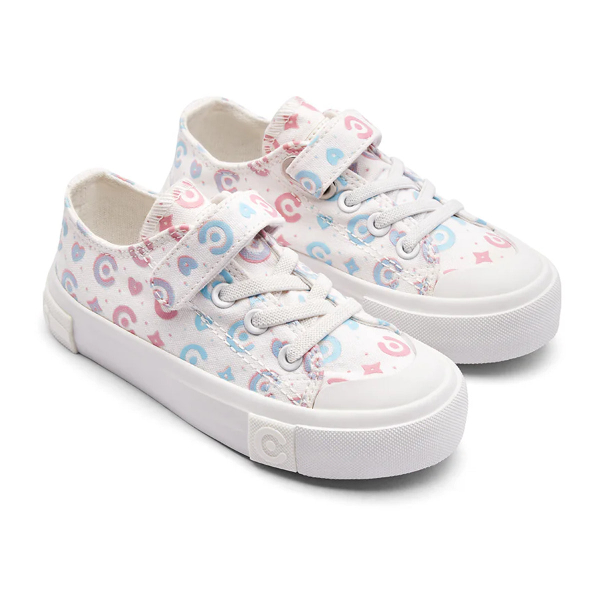 Zapatillas Bajas Niños Correa Autoadherente Multicolor