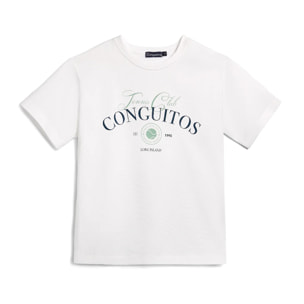 Conguitos - T-shirt casual a maniche corte stampata