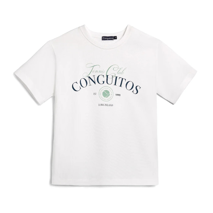 Conguitos - T-shirt casual a maniche corte stampata