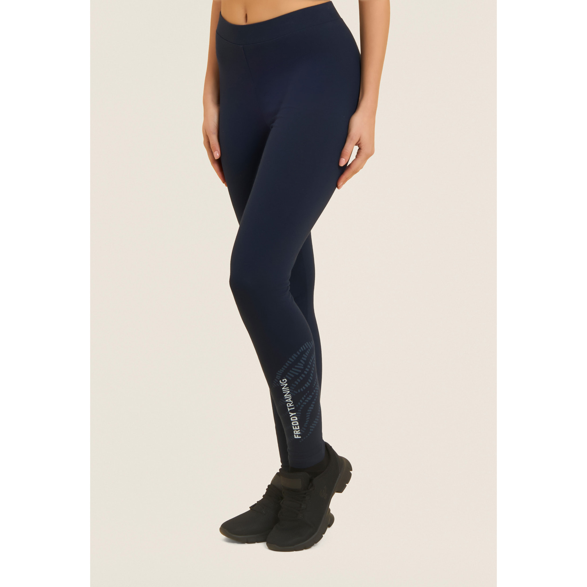Leggings 7/8 con Motivo Grafico e Logo FREDDY sul fondo