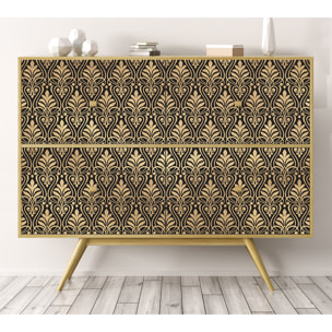 Stickers adhesivos de CERAMIKO - Art-decó classic floral 80x210