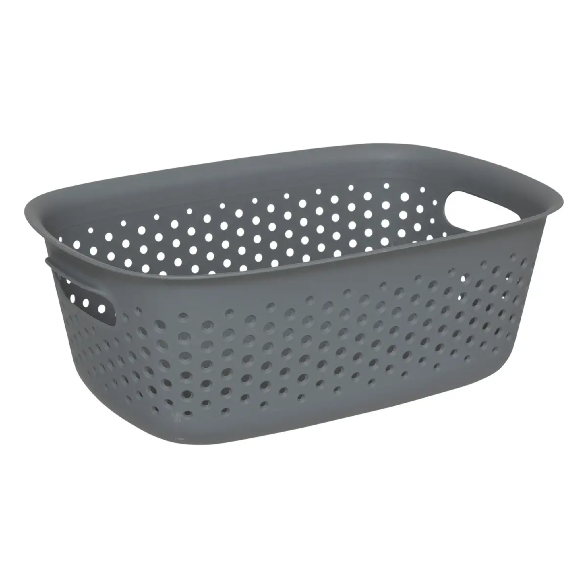 Panier "Tila" 3,5L gris en plastique