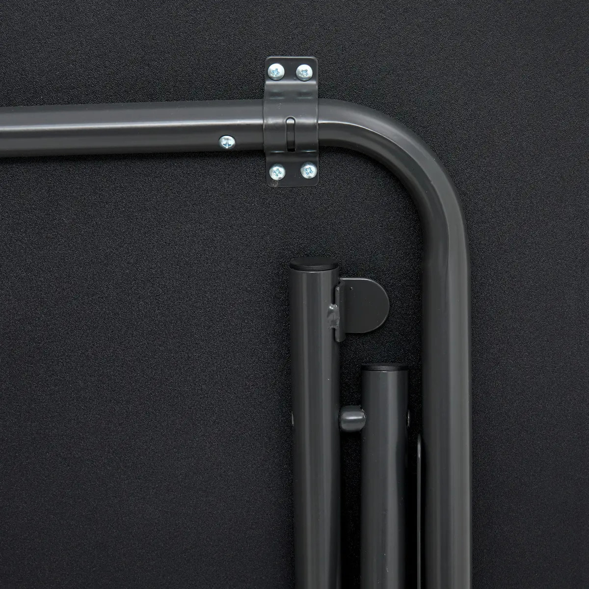 Chaise de bar pliante Noir Louna