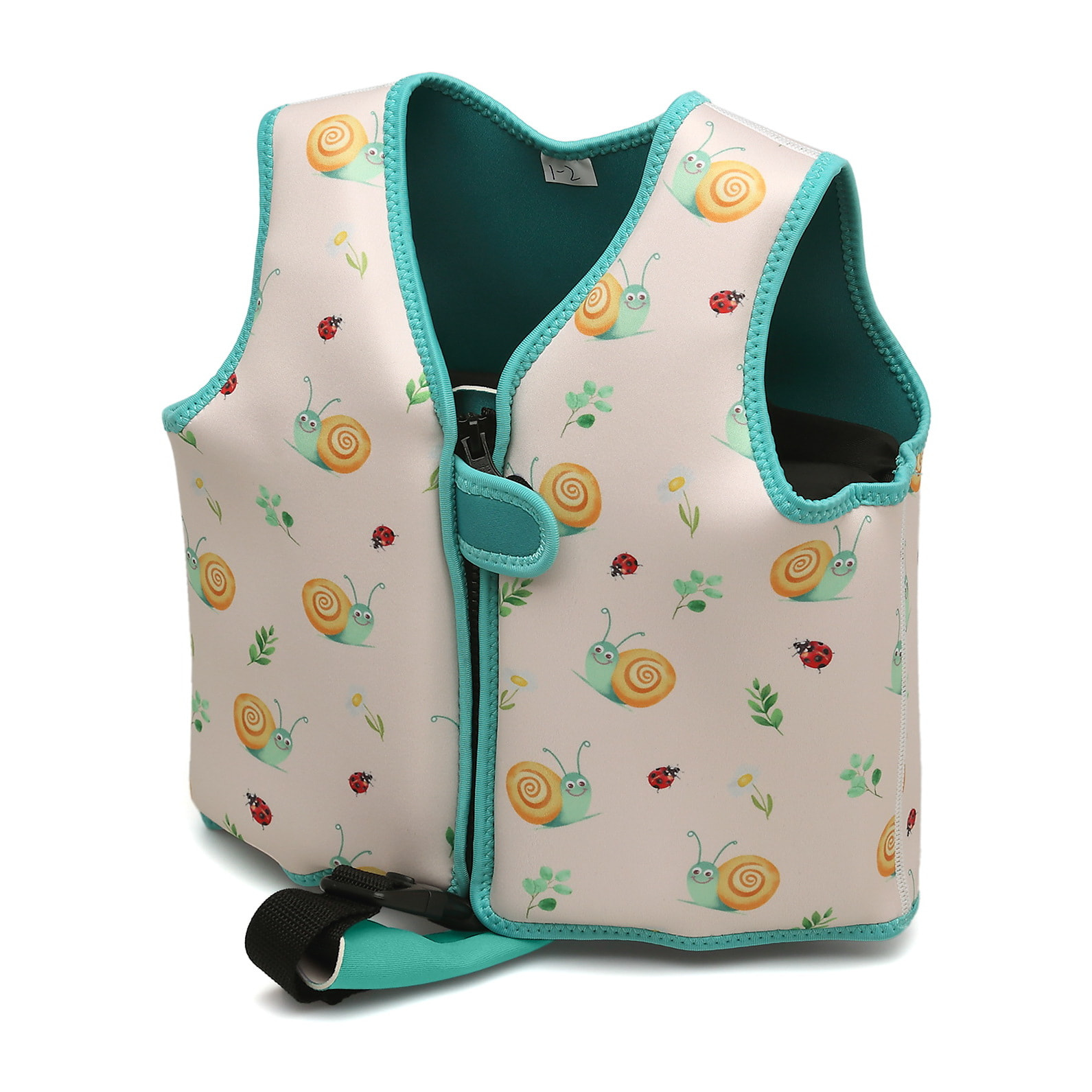 CHALECO NEOPRENO DE FLOTACIÓN CARACOLES BEIGE