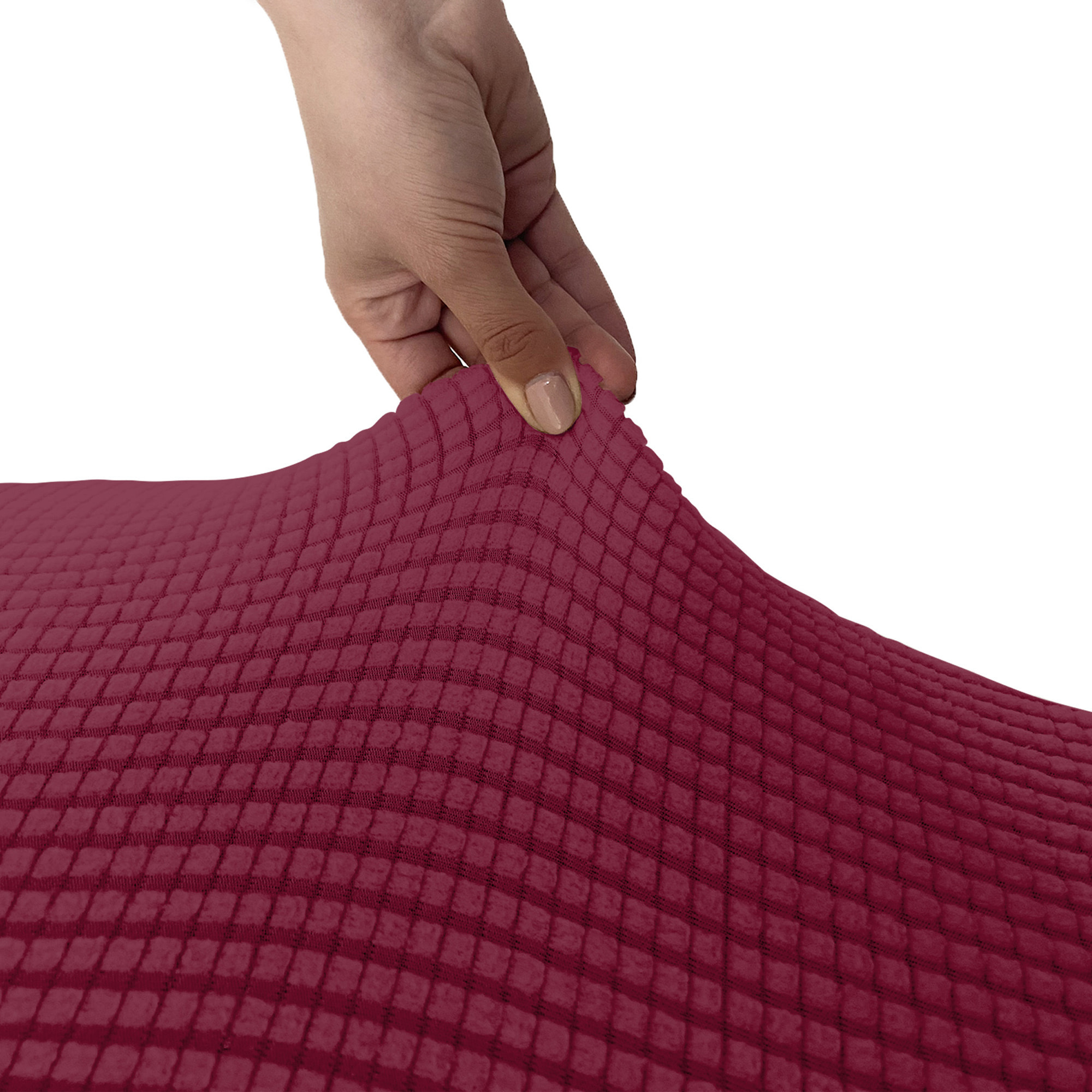 COPPIA VESTISEDIA CON SCHIENALE LESLIE, Microfibra/Elastan - BORDEAUX