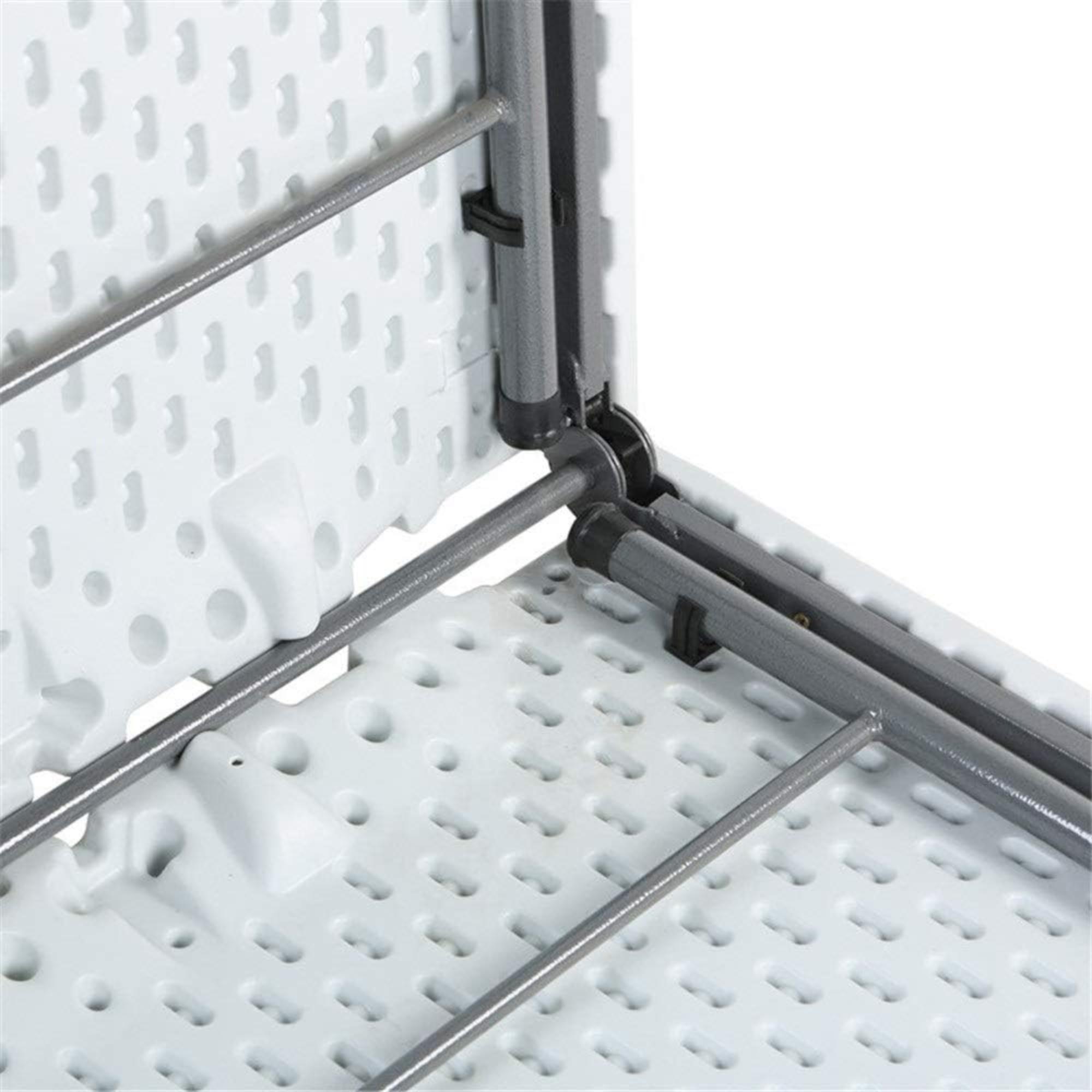 Well Home Mesa plegable foramto cuadrado de polietileno 88x88x74cm