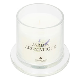 Bougie parfumée Oudy 240g avec cloche verre patchouli