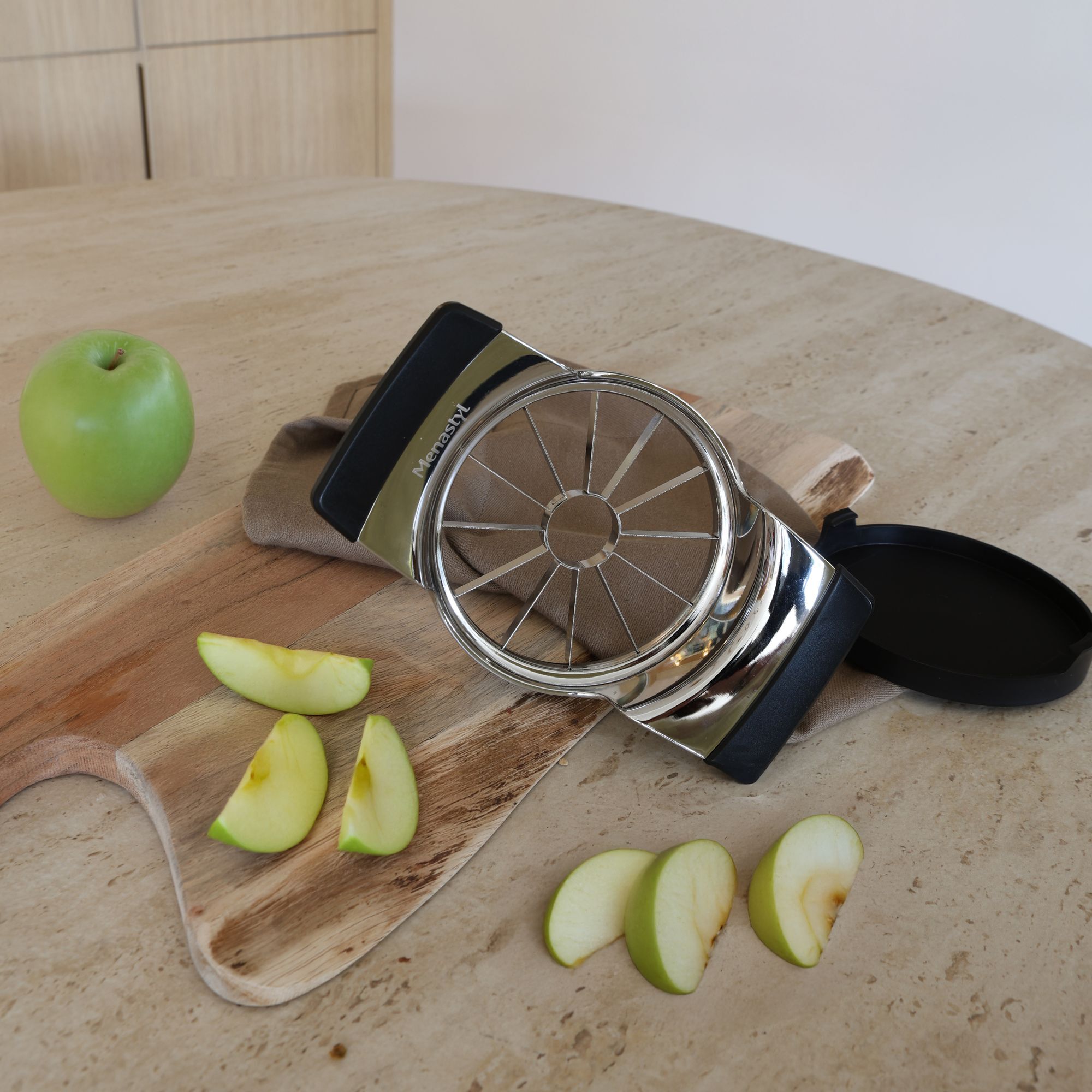 Coupe pomme en acier inoxydable DELUXE