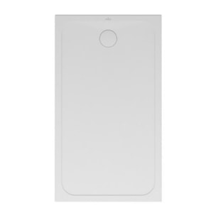 Receveur de douche antidérapant 140 x 90 Lifetime Plus céramique blanc