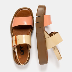 Sandalias 1857 MULTI CHAMPAGNE-FLAMINGO/ MALAGA color Champagne-flamingo