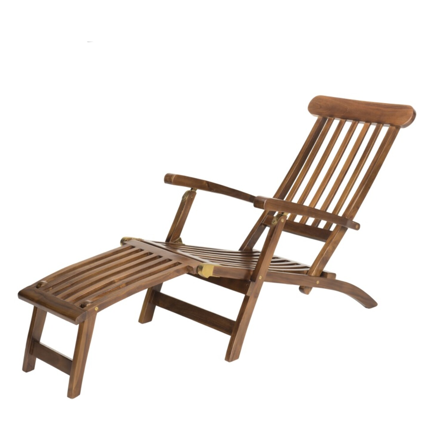 MAEVA - Chaise longue de jardin en bois teck huilé