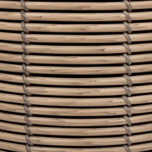 Set de 3 pots sur pied "Cam" D17/25/36cm beige