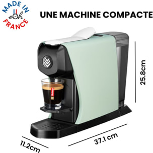 Cafetière à dosette MALONGO EOH VERT TILLEUL PASTEL