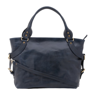 Borsa a mano da donna - Modello False - 100% pelle - 43.0 x 28.0 x 12.0 cm