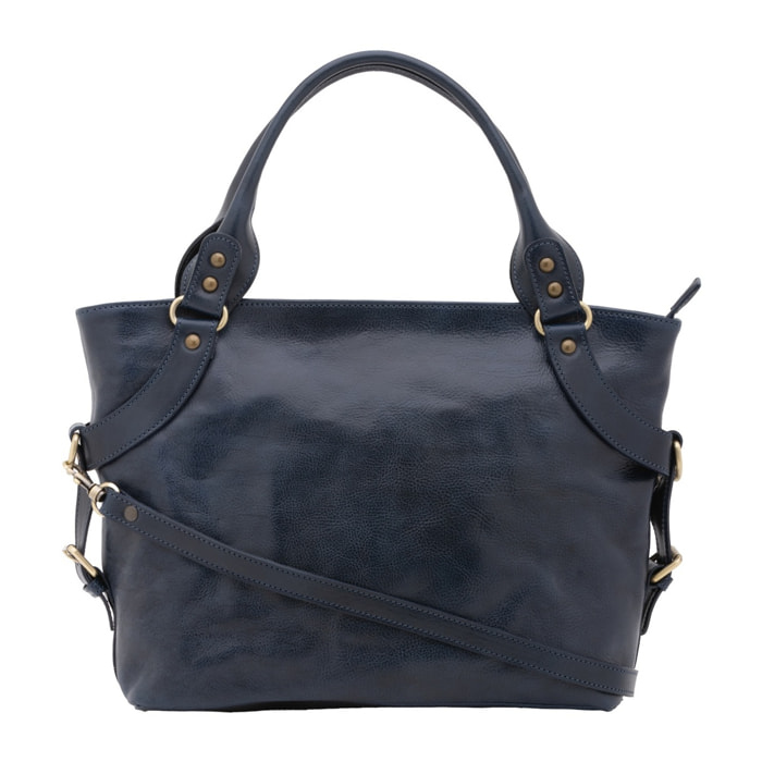 Borsa a mano da donna - Modello False - 100% pelle - 43.0 x 28.0 x 12.0 cm