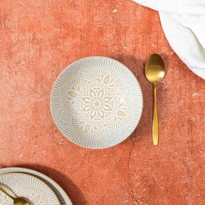 Assiette Creuse Sahara Beige 18.5cm