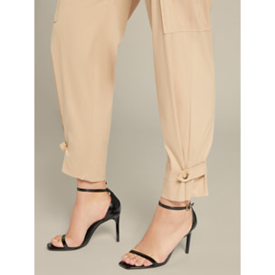 Elena Mirò - Pantalones cargo - Beige