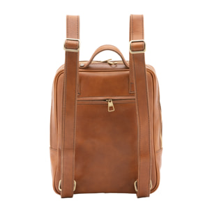 Zaino  unisex In Vera pelle Made in Italy 27x36x8 cm