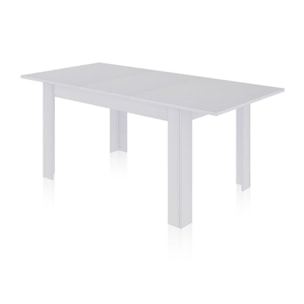 Mesa de comedor extensible Danna 140 Blanco Artik (Blanco Mate)