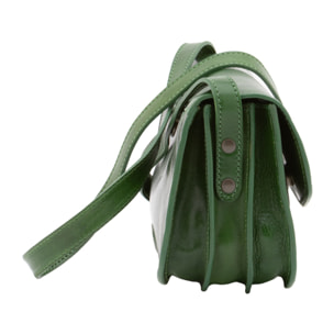 Borsa a tracolla  da donna In Vera pelle Made in Italy 22x16x9,5 cm