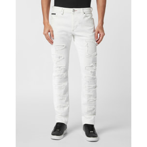 PHILIPP PLEIN Vaqueros de corte recto PYTHON