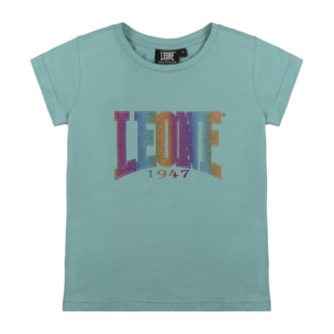 T-shirt da bambina in cotone Leone Summer