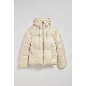 Giubbotto corto trapuntato Sidney beige con particolari Polo Club