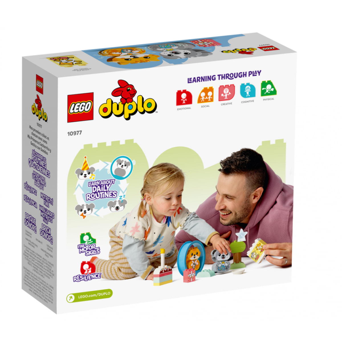 LEGO DUPLO 10977 - IL MIO PRIMO CAGNOLINO E GATTINO CON SUONI