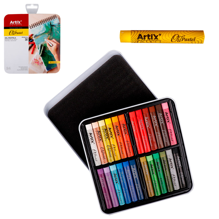 PASTEL AL ÓLEO 24 COLORES
