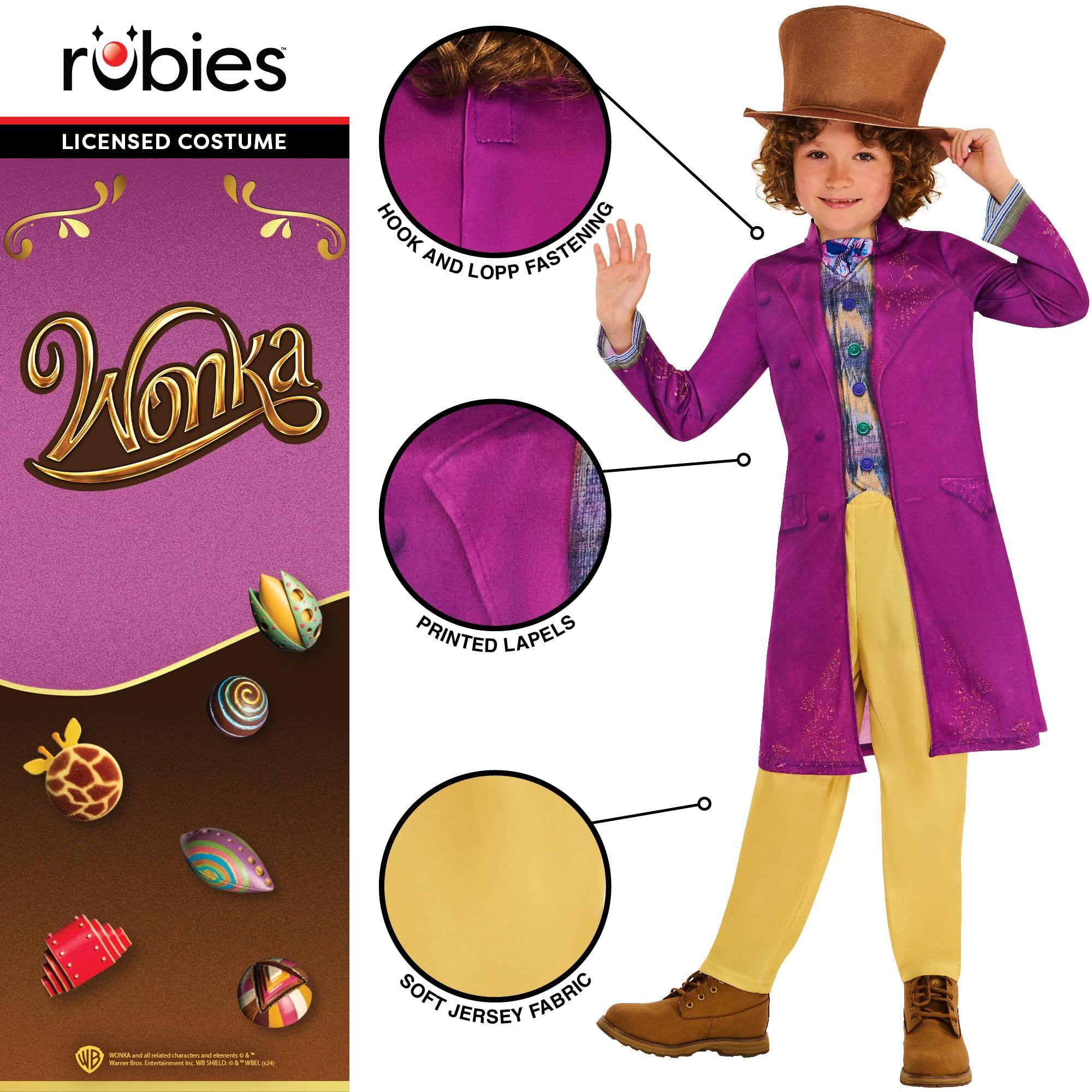 DISFRAZ WILLY WONKA DELUXE INF